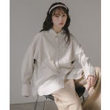 ベージュ | ボリュームビッグシャツ | 210nouve