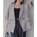 リネンライク半袖ジャケット | 210nouve | 詳細画像10