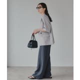 リネンライク半袖ジャケット | 210nouve | 詳細画像13