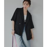 リネンライク半袖ジャケット | 210nouve | 詳細画像16