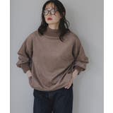 モカ | スエードハイネックプルオーバー | 210nouve