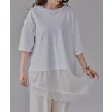 レース ドッキング Tシャツ | 210nouve | 詳細画像7