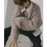 ミックスカラー オーバーサイズ クロップド丈 ニット | 210nouve | 詳細画像10