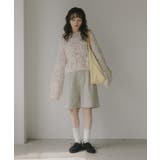 ミックスカラー オーバーサイズ クロップド丈 ニット | 210nouve | 詳細画像17