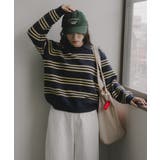 ラムタッチ ボーダー ポロニット | 210nouve | 詳細画像1