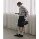 ラムタッチ ボーダー ポロニット | 210nouve | 詳細画像11