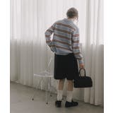 ラムタッチ ボーダー ポロニット | 210nouve | 詳細画像12