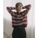 ラムタッチ ボーダー ポロニット | 210nouve | 詳細画像3