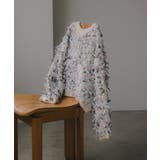 ループヤーン マルチカラー フリンジ ニット | 210nouve | 詳細画像15