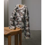 ループヤーン マルチカラー フリンジ ニット | 210nouve | 詳細画像16