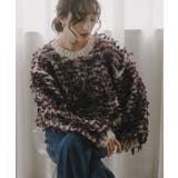 ループヤーン マルチカラー フリンジ ニット | 210nouve | 詳細画像2