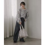 ループヤーン マルチカラー フリンジ ニット | 210nouve | 詳細画像9