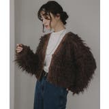 ループヤーン シャギー カーディガン | 210nouve | 詳細画像1