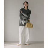 アーガイル ルーズ シャギー ニット | 210nouve | 詳細画像10