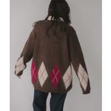 アーガイル ルーズ シャギー ニット | 210nouve | 詳細画像14