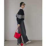 マルチボーダー ポロ襟 ニット | 210nouve | 詳細画像4