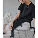 裾 レース ドッキング アシンメトリー Tシャツ | 210nouve | 詳細画像1
