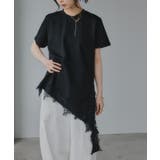 裾 レース ドッキング アシンメトリー Tシャツ | 210nouve | 詳細画像6