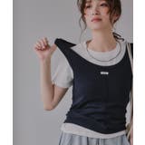 タンクセット レイヤード デザイン Tシャツ | 210nouve | 詳細画像1 