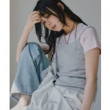 ニットキャミセット レイヤード デザイン Tシャツ | 210nouve | 詳細画像1 