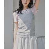 ニットキャミセット レイヤード デザイン Tシャツ | 210nouve | 詳細画像3 
