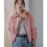 ピンク | シアー ナイロン フード ジャケット | 210nouve