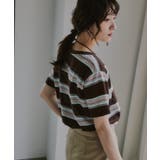 配色 マルチボーダー シアー Tシャツ | 210nouve | 詳細画像4