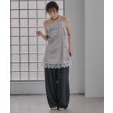 サテン レース キャミソール | 210nouve | 詳細画像20 