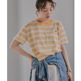 配色 マルチボーダー リンガー Tシャツ | 210nouve | 詳細画像1