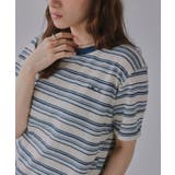 配色 マルチボーダー リンガー Tシャツ | 210nouve | 詳細画像12