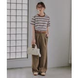 配色 マルチボーダー リンガー Tシャツ | 210nouve | 詳細画像18