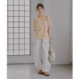 配色 マルチボーダー リンガー Tシャツ | 210nouve | 詳細画像28