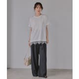レース ドッキング Tシャツ | 210nouve | 詳細画像15