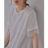 レース ドッキング Tシャツ | 210nouve | 詳細画像18