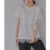 レース ドッキング Tシャツ | 210nouve | 詳細画像8