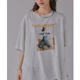 オーバーサイズ ガール フォトプリント Tシャツ | 210nouve | 詳細画像11