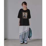 オーバーサイズ ガール フォトプリント Tシャツ | 210nouve | 詳細画像17