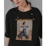 オーバーサイズ ガール フォトプリント Tシャツ | 210nouve | 詳細画像9