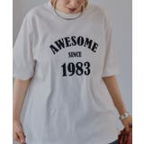 ホワイト | ロゴプリントTシャツ | 210nouve