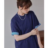 バイカラー ロールアップ Tシャツ | 210nouve | 詳細画像9
