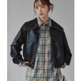 ビッグカラーフェイクレザー ジャケット | 210nouve | 詳細画像7
