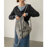 ドローコードナイロンナップサック | 210nouve | 詳細画像6 