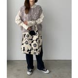 花柄ニットトートバッグ | 210nouve | 詳細画像11 