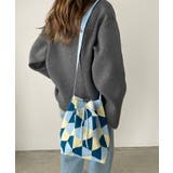 柄編みニットショルダーバッグ | 210nouve | 詳細画像7 