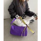 バイカラースクエアナイロンショルダーバッグ | 210nouve | 詳細画像13 