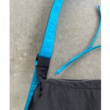 バイカラースクエアナイロンショルダーバッグ | 210nouve | 詳細画像20 