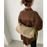 バイカラースクエアナイロンショルダーバッグ | 210nouve | 詳細画像24 