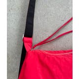 バイカラースクエアナイロンショルダーバッグ | 210nouve | 詳細画像8 