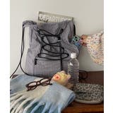 シャドーチェック ドロスト ナイロン ナップサック | 210nouve | 詳細画像1