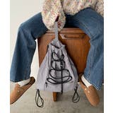 シャドーチェック ドロスト ナイロン ナップサック | 210nouve | 詳細画像11